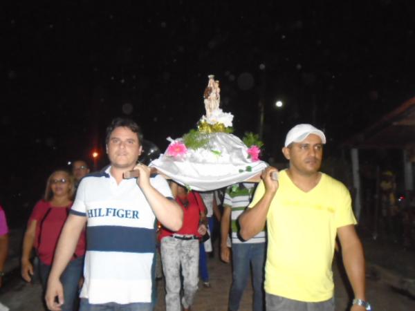 Fieis participam de festa solene de Nossa Senhora do Carmo em Floriano.(Imagem:FlorianoNews)