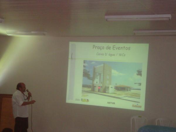 projeto praça de eventos - apres. arquiteto Nilson Coelho(Imagem:redação)