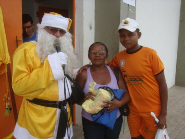 Papai Noel no Tiberão(Imagem:redação)