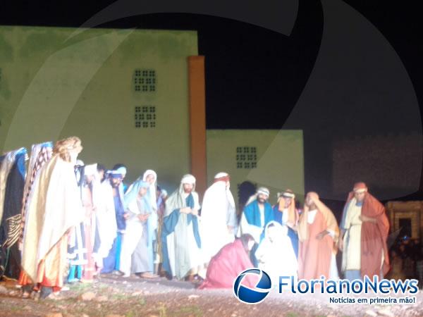 Encenação da Paixão de Cristo atrai milhares de fiéis em Floriano.(Imagem:FlorianoNews)