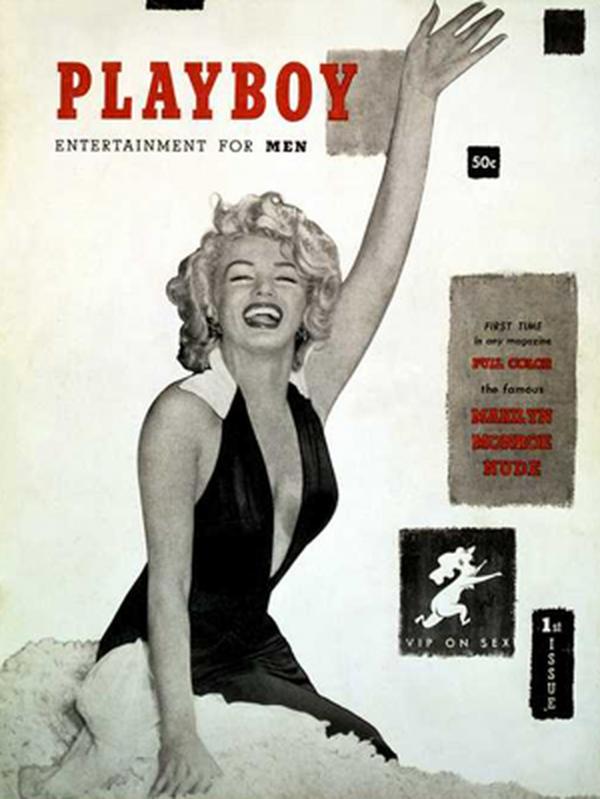  Playboy, revista lançada em 1953 com uma capa sexy de Marilyn Monroe.(Imagem:Reprodução)