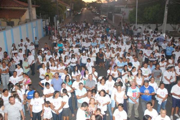 Prefeito Gilberto Jr e Secretários Municipais participaram da IV Caminhada da Paz.(Imagem:Secom)