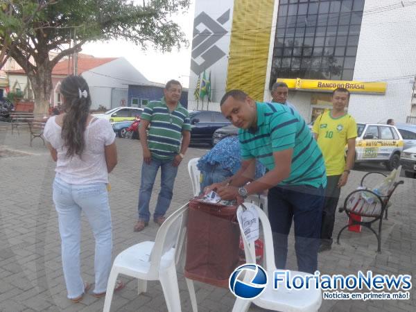 Plebiscito Popular por reforma política foi realizado em Floriano.(Imagem:FlorianoNews)