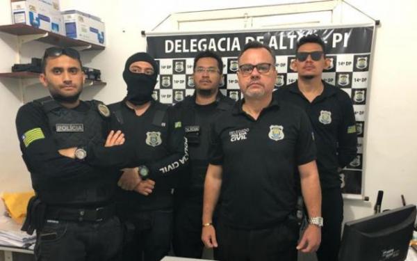 Equipe que realizou a prisão(Imagem:SSP-PI)