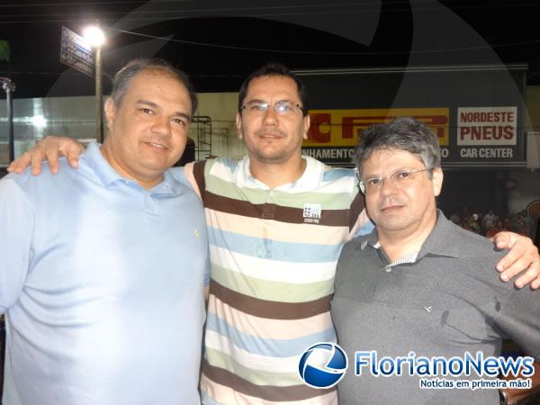 Secretário Márcio Neiva, Vereador Lauro César e Deputado Gustavo Neiva.(Imagem:FlorianoNews)