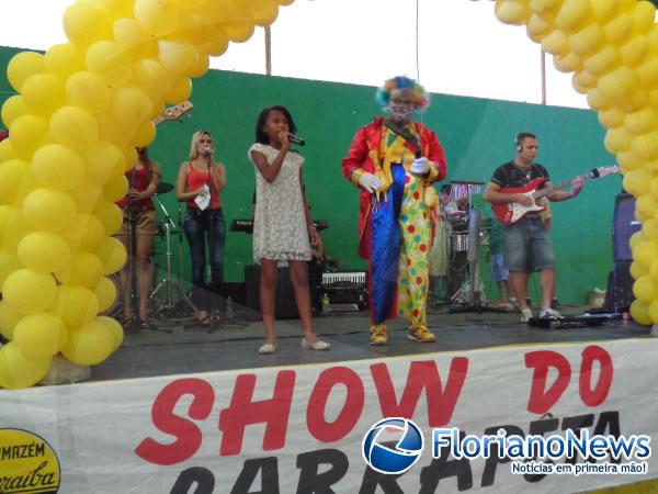 Show do Carrapeta agitou Floriano na noite da última sexta-feira.(Imagem:FlorianoNews)