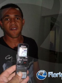 Edson Piauí, em entrevista a reportagem do Portal FlorianoNews na noite desta sexta-feira, 31 de outubro.(Imagem:FlorianoNews)