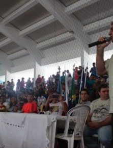 Danys Queiroz, presidente da FPIJ, faz críticas à falta de estrutura em Teresina para receber eventos.(Imagem: Emanuele Madeira/GLOBOESPORTE.COM)