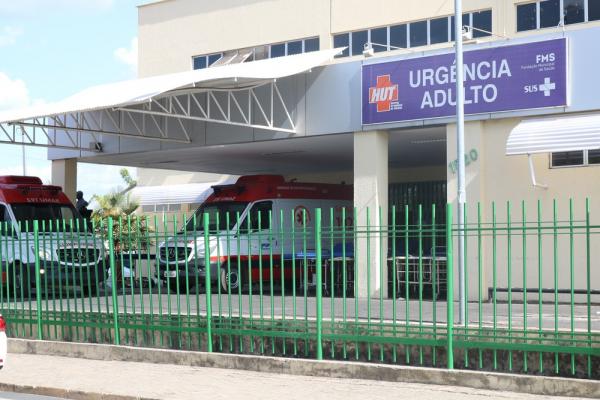 Hospital de Urgência de Teresina (HUT)(Imagem:Lucas Marreiros/G1)