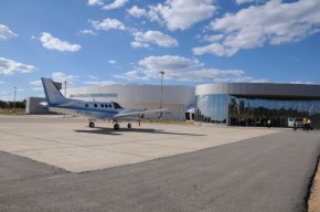 Aeroporto de São Raimundo Nonato.(Imagem: Francisco Gilásio/Jornal Diário do Povo)