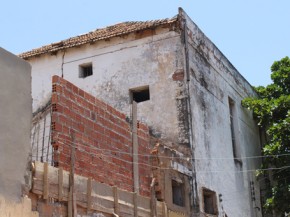 Parede desaba e operário morre em construção no centro de Teresina.(Imagem:Raulino Neto )