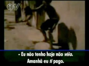 Momento em que jovem é executado(Imagem:Divulgação)