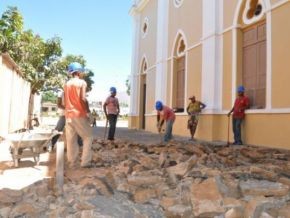 Entorno da igreja matriz(Imagem:Prefeitura)