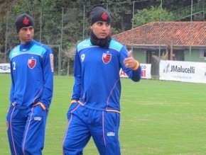 Deivid no treino do Flamengo.(Imagem:Janir Junior / GLOBOESPORTE.COM)