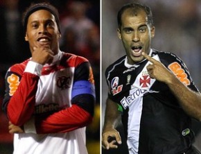 Craques experientes, Ronaldinho e Felipe podem decidir.(Imagem: Montagem sobre foto da Ag. Estado)