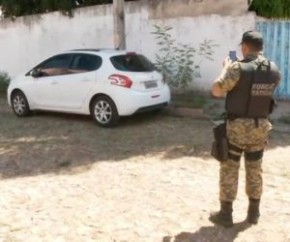 Polícia encontrou carro do procurador no sábado (18).(Imagem:Reprodução/TV Clube)