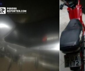 Dupla esconde motocicleta em cachoeira, tenta fugir, mas é presa.(Imagem:Piripiri Repórter)