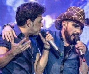 Zezé Di Camargo e Luciano: dupla só no palco.(Imagem:Reprodução/Instagram)