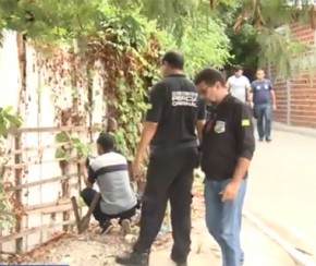 Suspeitos trocam tiros com a polícia e quase atingem criança na zona Sul de Teresina.(Imagem:Cidadeverde.com)