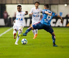 Santos reage com show de Rodrygo e empata com o Flamengo.(Imagem:Gazeta Esportiva)