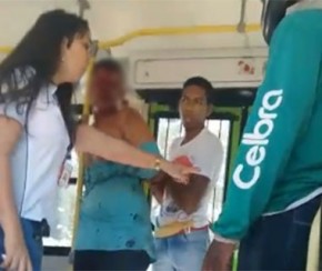 Menor é amarrado dentro de ônibus em tentativa de assalto.(Imagem:Reprodução)