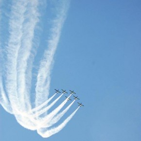 Grupo da aeronáutica faz sequência de apresentações no Estado. (Imagem:Irakerly Filho/Yay Hype Magazine)