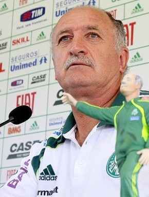 Felipão está satisfeito com o elenco que tem: no Brasileirão, Palmeiras vai bem.(Imagem:Ag. Estado)