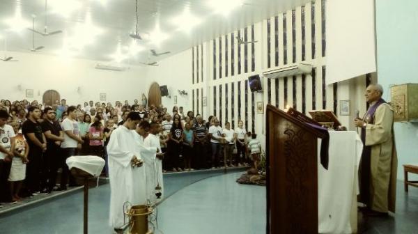 Missas da Quarta-feira de Cinzas na Paróquia Nossa Senhora das Graças(Imagem:FlorianoNews)