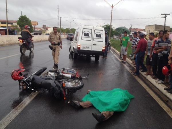 Uma pessoa morreu durante acidente na BR-316 em Teresina.(Imagem: Gil Oliveira/G1)