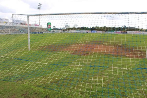 Gramado da arena Alviazul(Imagem:Renan Morais)