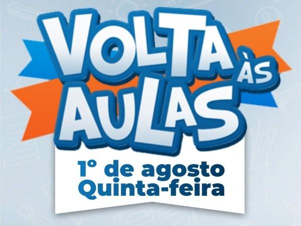 Aulas na rede municipal de Floriano começam nesta quinta-feira (1°).(Imagem:Divulgação)