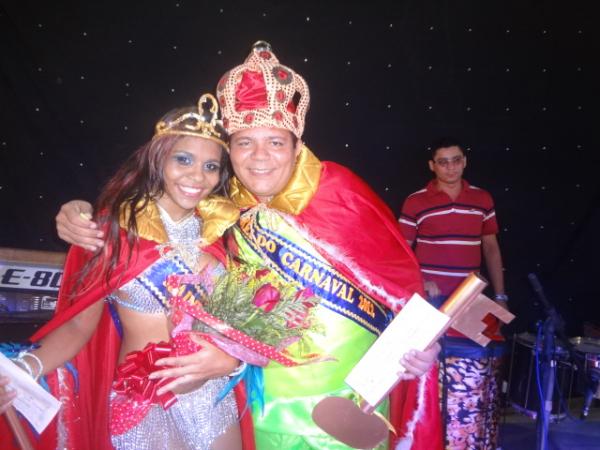 Rei Momo e Rainha do Carnaval 2012(Imagem:FlorianoNews)