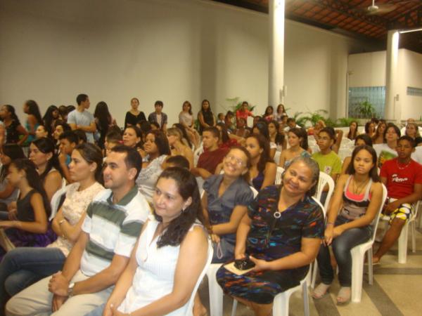 Lançamento do Selo da Escola. (Imagem:FlorianoNews)