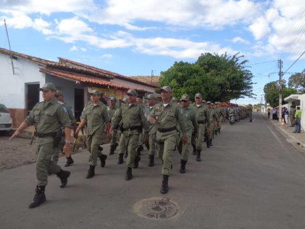 Evento no 3º Batalhão marca 180 anos da Polícia Militar.(Imagem:FlorianoNews)