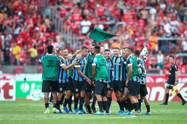 Grêmio vence o Gre-Nal com gol de Diego Souza(Imagem:Lucas Uebel/Grêmio)