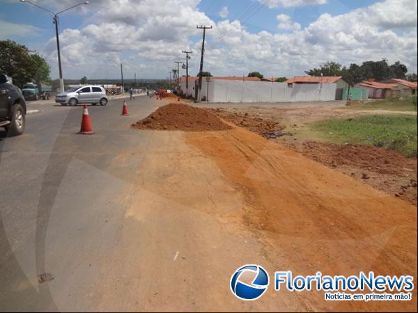 Má sinalização em lombadas preocupam florianenses.(Imagem:FlorianoNews)