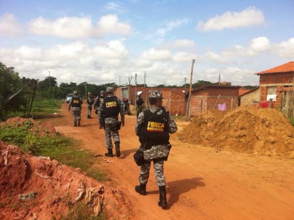 Operação Integrada contou com participação da Força Nacional.(Imagem:Polícia Civil/Divulgação)