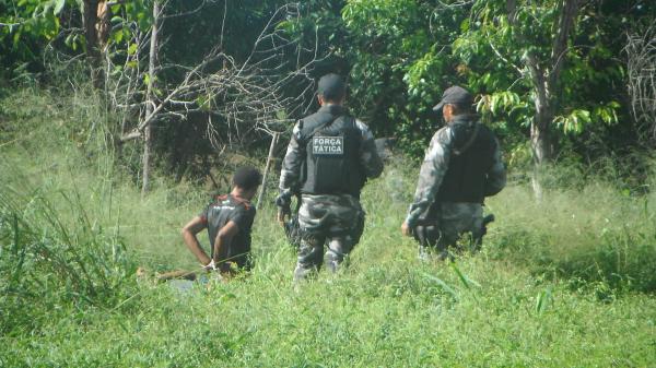 Força Tática prende dois homens após roubar bolsa de mulher em Floriano.(Imagem:FlorianoNews)