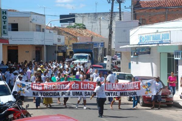 Secretaria de Saúde realiza caminhada pela Luta Antimanicomial.(Imagem:Secom)