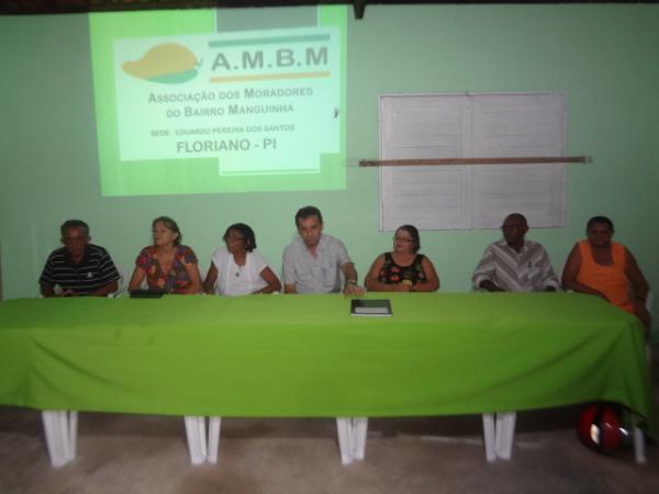 Toma posse nova diretoria da Associação de Moradores do Bairro Manguinha.(Imagem:FlorianoNews)