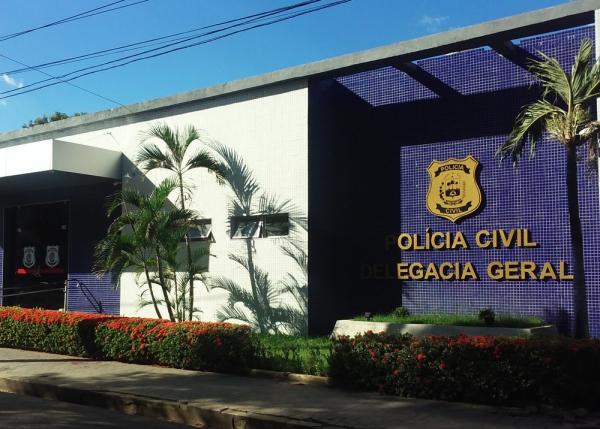 Delegacia Geral da Polícia Civil do Piauí.(Imagem:Fernando Brito/G1)