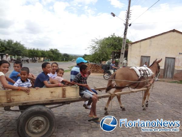 Festa dos Carroceiros atraiu dezenas de participantes em Nazaré do Piauí.(Imagem:FlorianoNews)