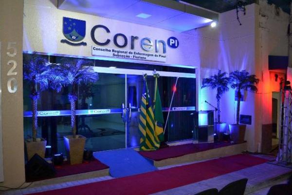 COREN-PI inaugura subseção de Floriano com presença do governador do Estado.(Imagem:COREN-PI )