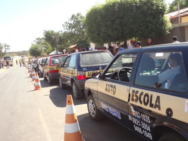 Mudança de local de prova para CNH em Floriano.(Imagem:FlorianoNews)