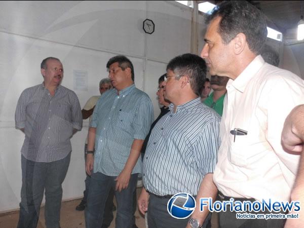 Governador Zé filho visitou obras do parque Beira-rio em Floriano.(Imagem:FlorianoNews)