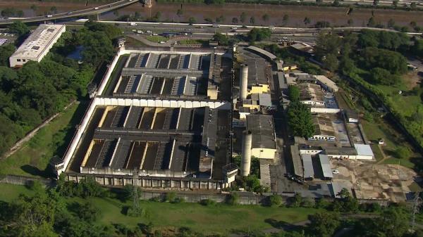 Vista aérea do CDP Belém, na Zona Leste de São Paulo(Imagem:Reprodução/TV Globo)