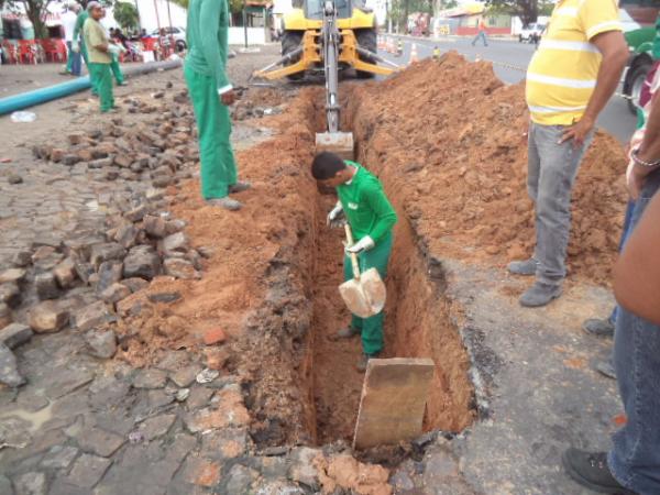 Agespisa investe na melhoria de distribuição de água em Floriano.(Imagem:FlorianoNews)