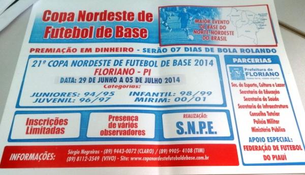 21ª Copa Nordeste de Futebol de Base.(Imagem:FlorianoNews)