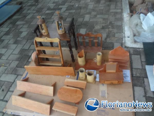 Artesãos expõem em 3ª Feira de Artesanato em Floriano.(Imagem:FlorianoNews)