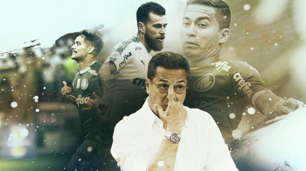 Histórico de Luxemburgo em times vencedores abre chance de redenção para meias no Palmeiras(Imagem:GloboEsporte.com)